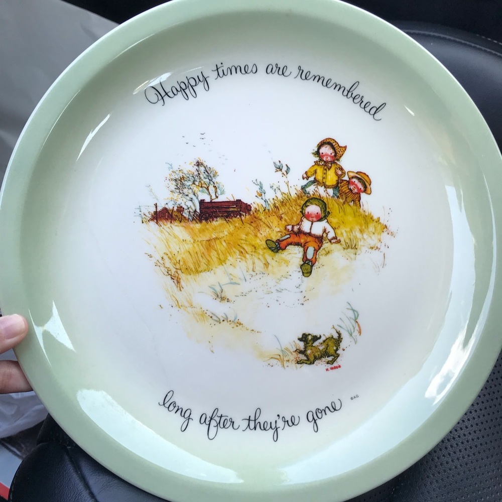 Holly Hobbie collectors plate.